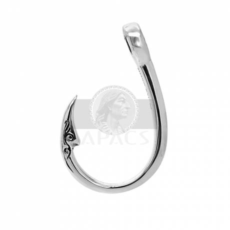 Antikolt ezüst medál